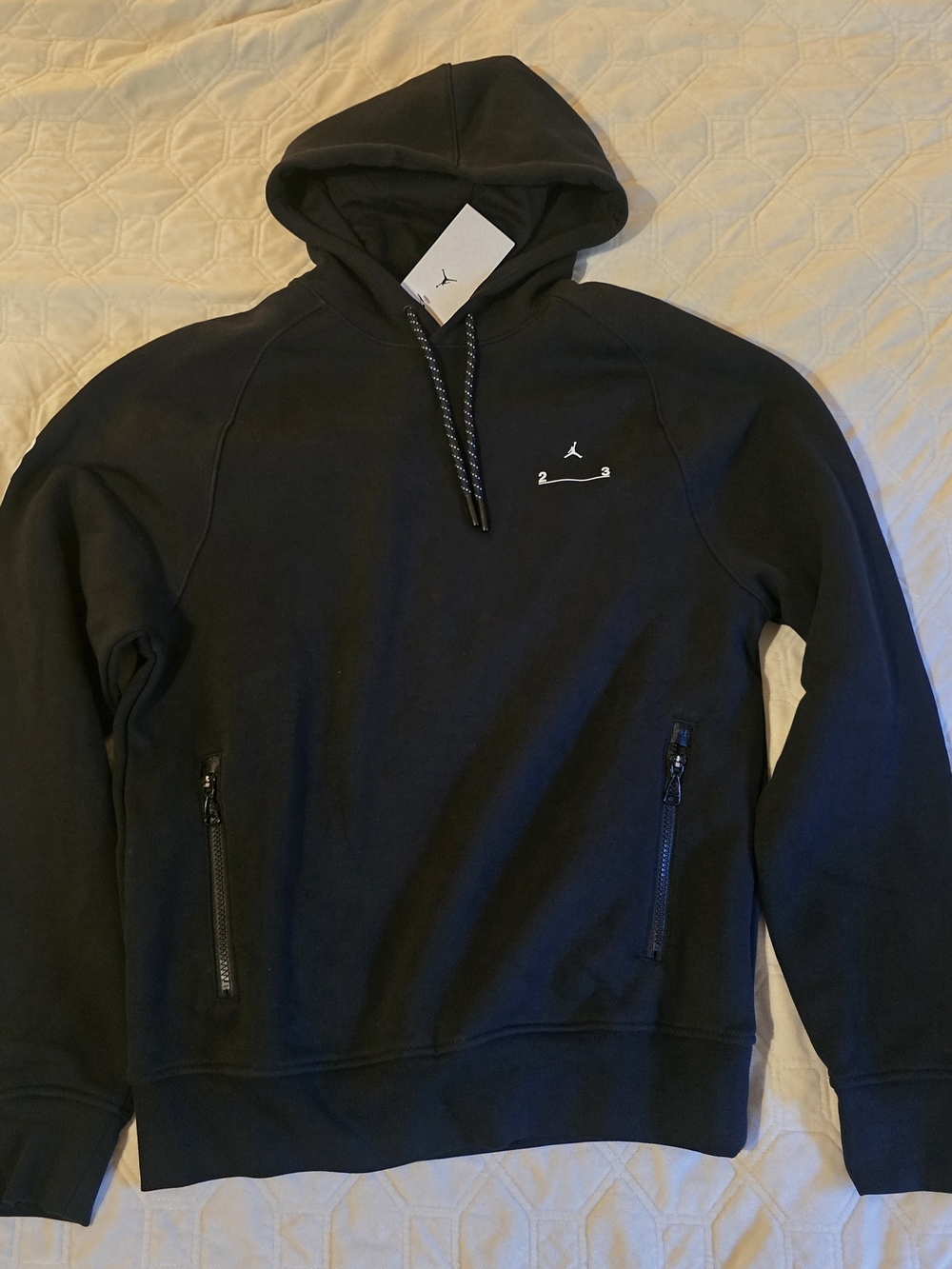 Air Jordan 23 Engineered Black Men's Pullover Hoodie Sweater
